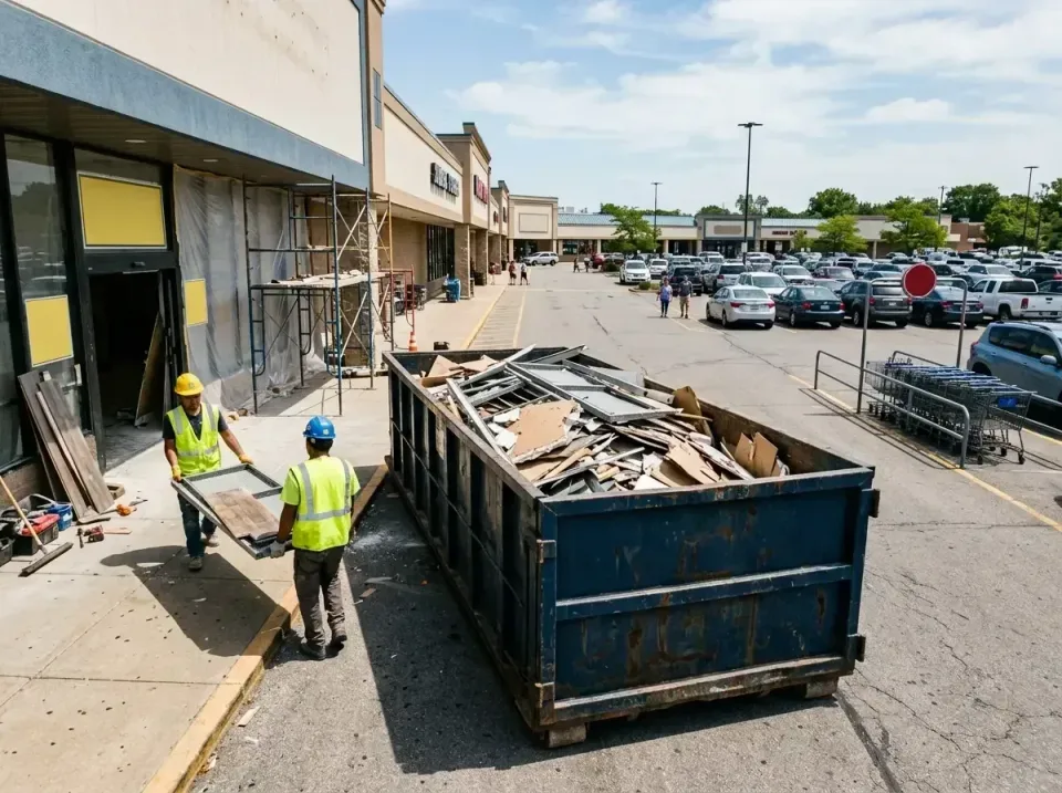 retail-store-renovation-debris-003 — frequently asked questions, Roll-off Dumpster Rentals in Franklin Farm, VA